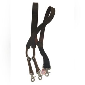 3D Belt co MENS leather suspenders SZ XL